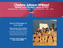 Tablet Screenshot of cjwvolleyball.com